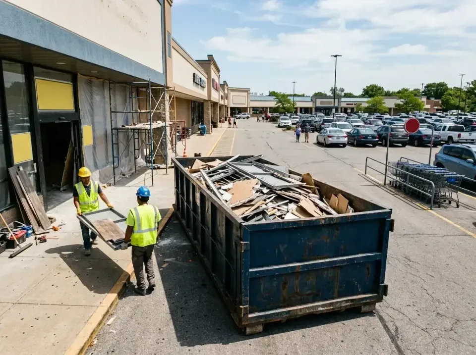 retail-store-renovation-debris-003 — frequently asked questions, Roll-off Dumpster Rentals in Gun Barrel City, TX